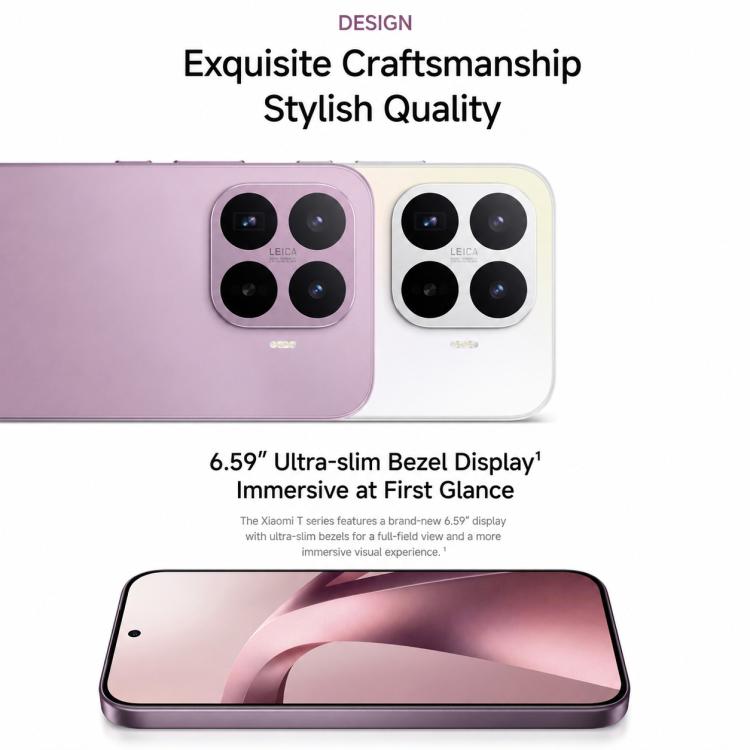 Xiaomi 17T, 12GB+256GB, Screen Fingerprint, 6.59 inch Xiaomi HyperOS 3 Dimensity 8500-Ultra Octa-Core, NFC, Network: 5G, 12GB+256GB - Image 4
