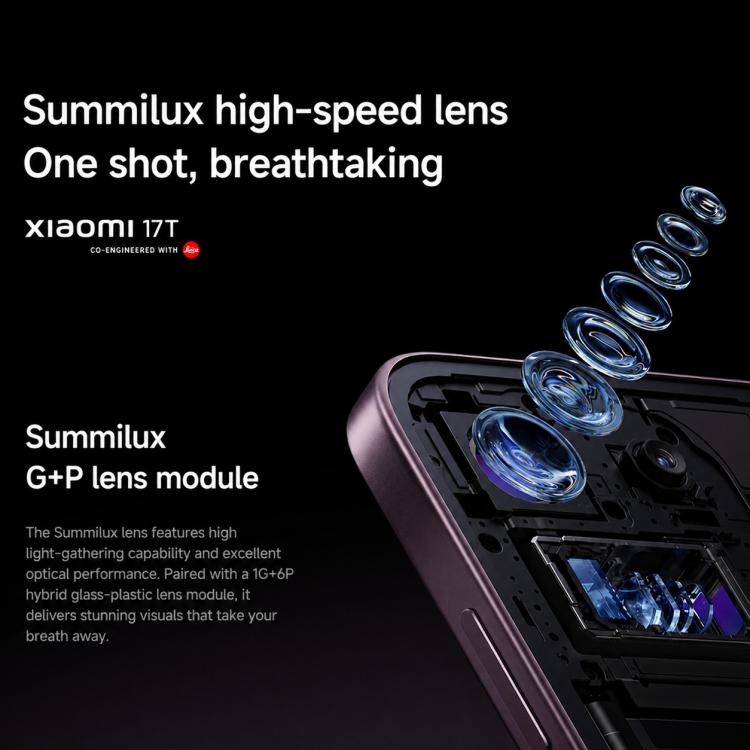 Xiaomi 17T, 12GB+256GB, Screen Fingerprint, 6.59 inch Xiaomi HyperOS 3 Dimensity 8500-Ultra Octa-Core, NFC, Network: 5G, 12GB+256GB - Image 8