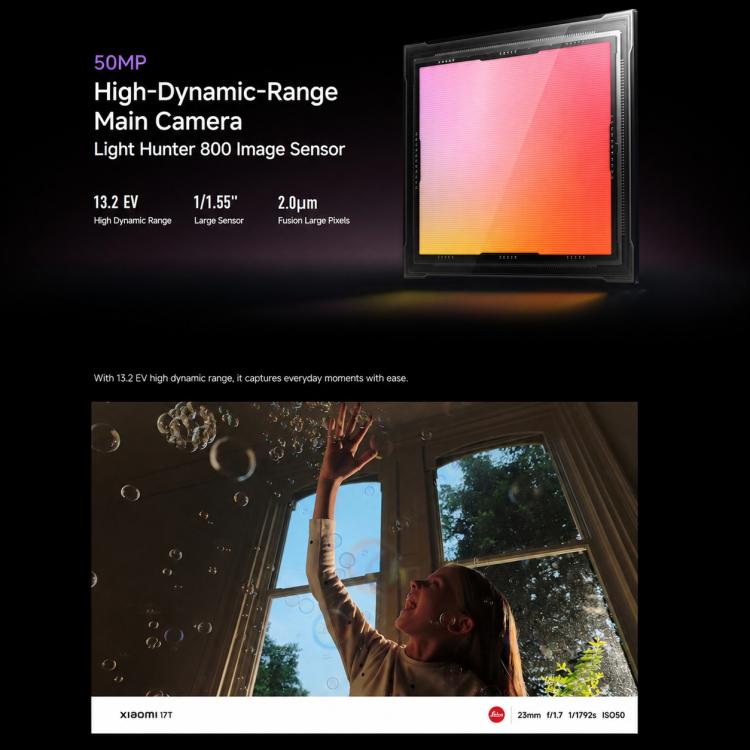 Xiaomi 17T, 12GB+512GB, Screen Fingerprint, 6.59 inch Xiaomi HyperOS 3 Dimensity 8500-Ultra Octa-Core, NFC, Network: 5G, 12GB+512GB - Image 9