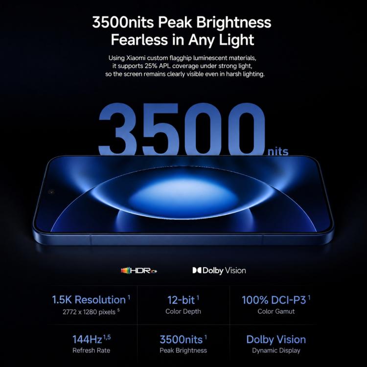 Xiaomi 17T Pro, 12GB+512GB, Screen Fingerprint, 6.83 inch Xiaomi HyperOS 3 Dimensity 9500 Octa-Core, NFC, Network: 5G, 12GB+512GB - Image 15