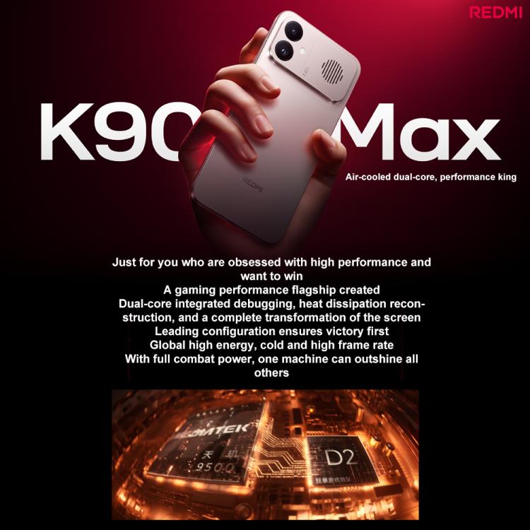 Xiaomi Redmi K90 Max, 16GB+1TB, 6.83 inch Xiaomi HyperOS 3 Dimensity 9500 Octa Core, NFC, Network: 5G, 16GB+1TB - Image 3