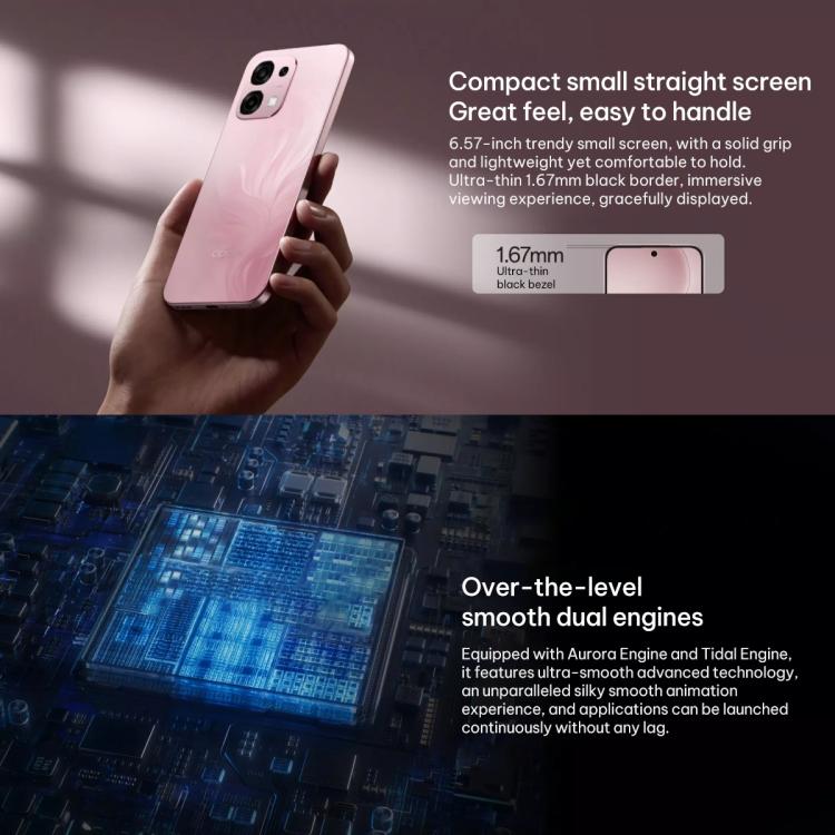 OPPO A6 5G, 12GB+512GB, Screen Fingerprint, 6.57 inch ColorOS 15 Dimensity 7300 Octa Core, NFC, OTG, Network: 5G, 12GB+512GB - Image 6