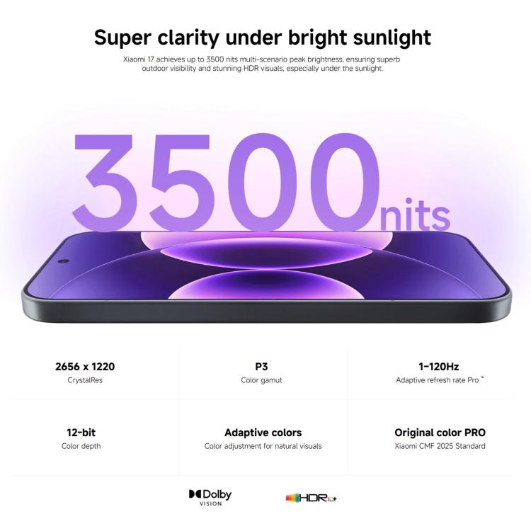Xiaomi 17 Global, 12GB+256GB, Ultrasonic Fingerprint, 6.3 inch Xiaomi HyperOS 3 Snapdragon 8 Elite Gen 5 Octa Core, NFC, Network: 5G, 12GB+256GB - Image 18