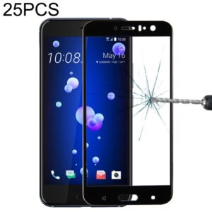 25 PCS For HTC U11 0.33mm 9H Surface Hardness Tempered Glass Screen Protector, For HTC U11