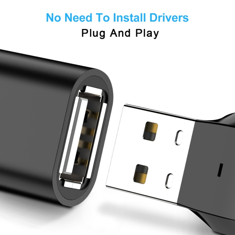 24cm 2A Micro USB to USB Aluminum Alloy Hose OTG Adapter Data Charging Cable with USB-C / Type-C Connector - Image 4
