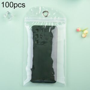 100pcs PVC Transparent Self-sealing Packaging Bag for Phone / Tablet PC Case, Size: 18x29cm