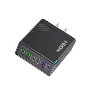 160W Type-C x 3, USB x 3 Multi Port Quick Charger for Tablets / Phones, US Plug, US Plug