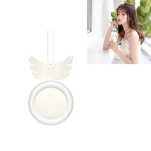 USB Charging Fan Brushless Hanging Neck Mini Sling Lazy Fan, Angel White, Angel Pink, Angel Blue