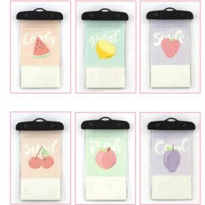 10 PCS Outdoor Diving Swimming Creative Cartoon Touch Screen Transparent PVC Mobile Phone Waterproof Bag Color Random Delivery