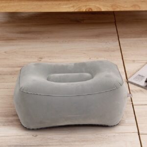 Travel Portable Inflatable Foot Rest Pilllow Mat Pad, 16x9cm, 38x29cm