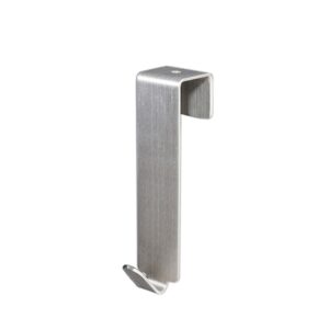 Stainless Steel Door Hook Cabinet Bedroom Door Hook, Style:, Short Stainless Steel Color, Short Black, Long Stainless Steel Color, Long Black