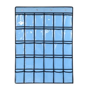 30 Grid Non-woven Transparent Mobile Phone Hanging Bag