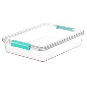 Transparent Stackable Storage Boxes With Lids Dustproof Plastic Toy Sorting Organizers, Single, 4pcs