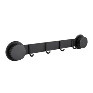 Suction Cup Hooks Stainless Steel Multi-Hook Rack For Kitchen, Bathroom, Single 4-hook Black, Single 5-hook Black, Double 6-hook Black, Double 8-hook Black, Single 4-hook Gray, Single 5-hook Gray, Double 6-hook Gray, Double 8-hook Gray...